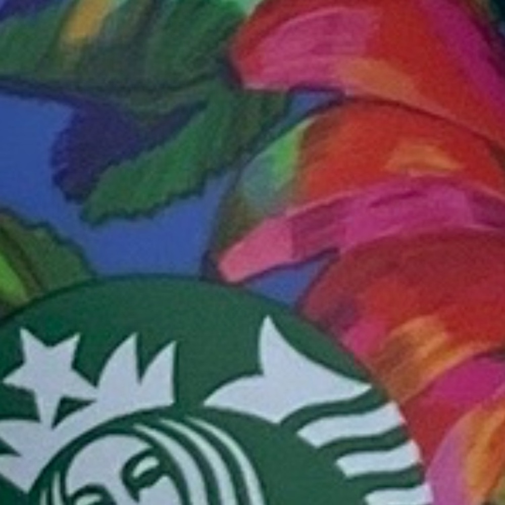 Farm Rio + Starbucks NEW Key Chain NWT - Picture 6 of 8